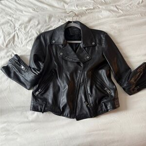 Elodie Black Leather Jacket